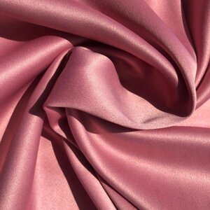 Тканина костюмно-плательна Атлас Lux рожевий фрез