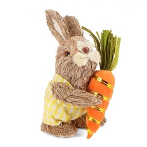 Кролик із морквиною, 14 см