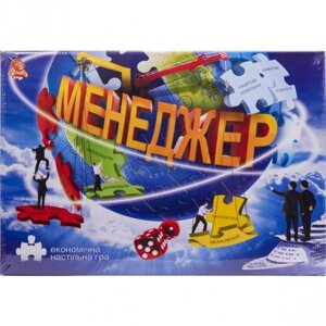 Настільна гра, більша, "МЕНЕДЖЕР" українською мовою.