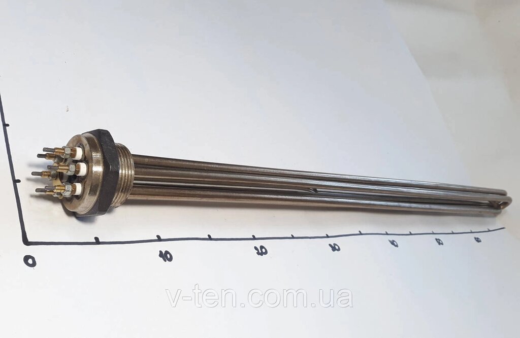 Блок ТЕНів 15000W з різьбою 1,5" (Україна) від компанії Вікторія-ТЕН - фото 1