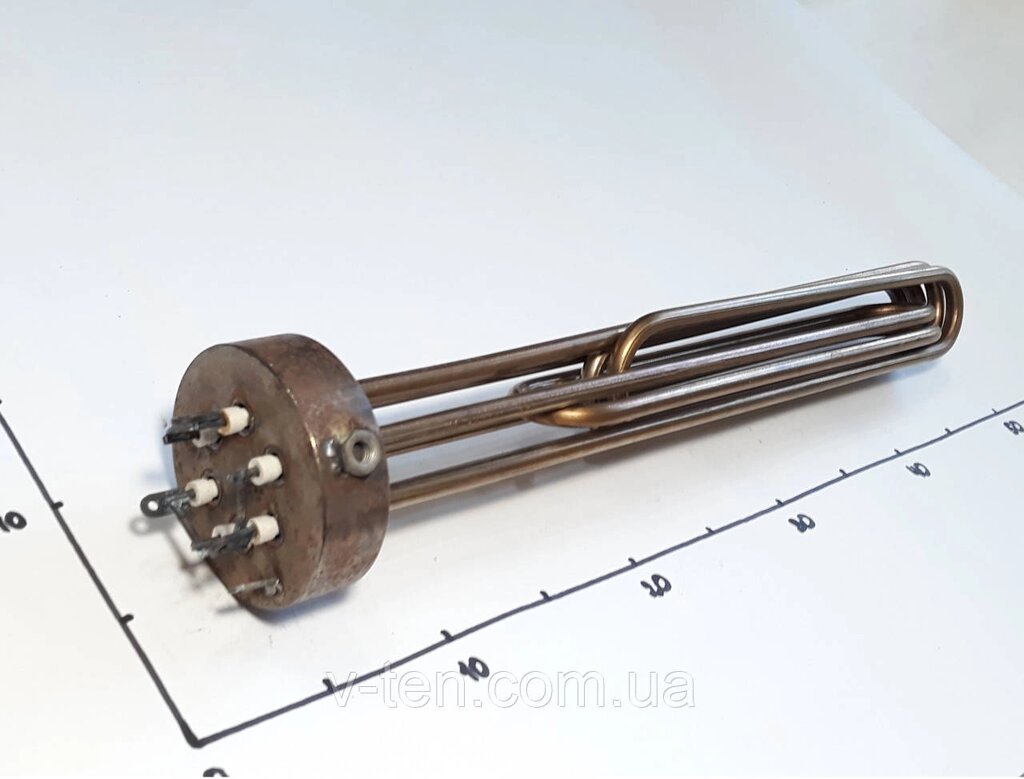 Блок ТЕНів 15000W з внутрішньою різьбою 2.5" 380V (Україна) від компанії Вікторія-ТЕН - фото 1