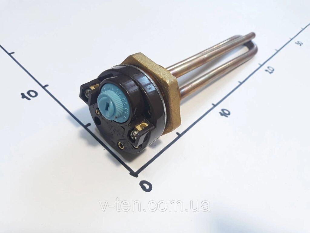 ТЕН для бойлера 1800W з різьбою 1" та терморегулятором 20А Balcik (Туреччина) від компанії Вікторія-ТЕН - фото 1