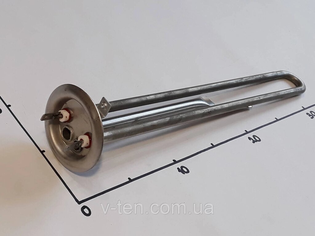 ТЕН для бойлера Thermex (Термекс) 1300w на фланці Ø63 з місцем під анод м4 Kawai від компанії Вікторія-ТЕН - фото 1