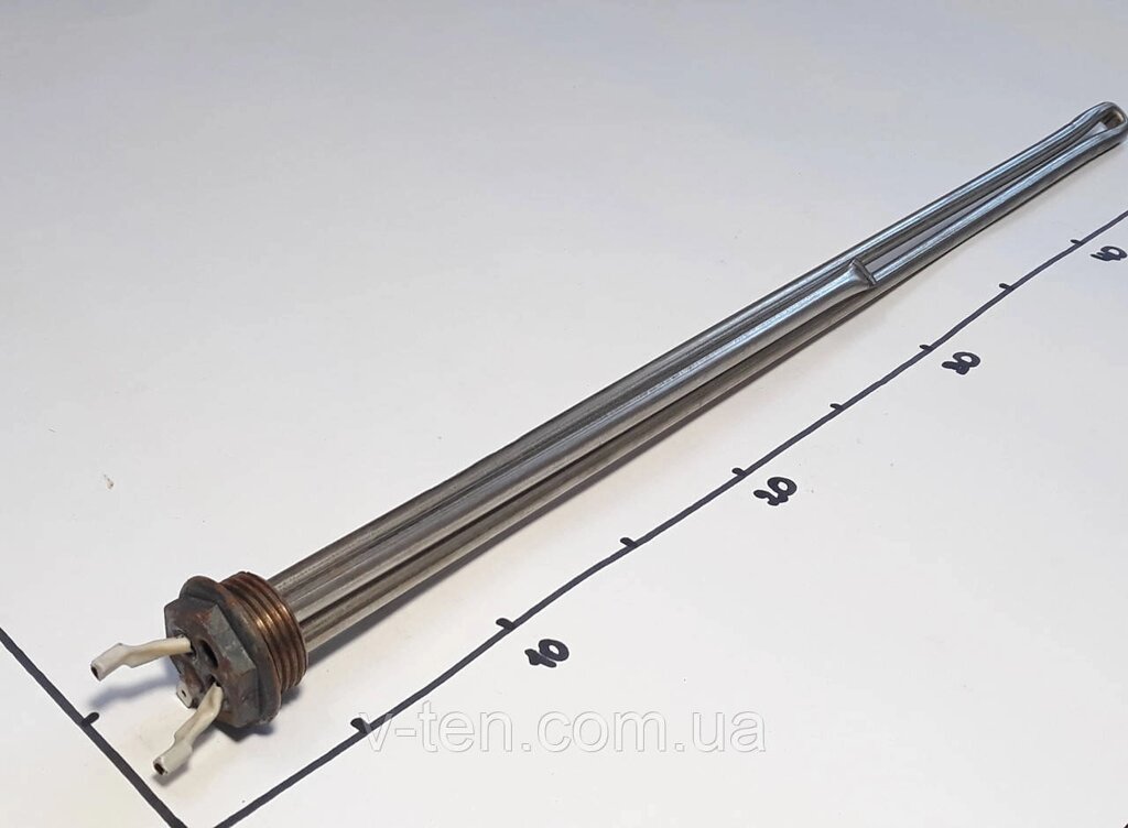 ТЕН для радіатора 1500W з лівою різьбою 1" (Україна) від компанії Вікторія-ТЕН - фото 1