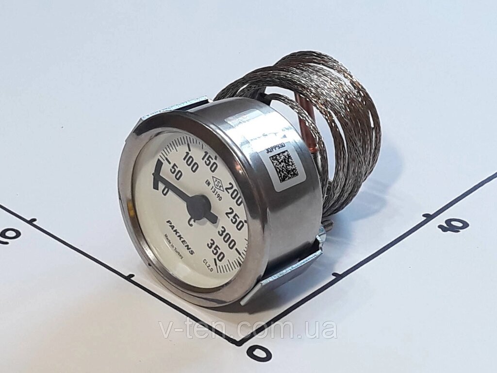 Термометр Ø60 мм/350 °C/L-200 см капілярний PAKKENS (Туреччина) від компанії Вікторія-ТЕН - фото 1