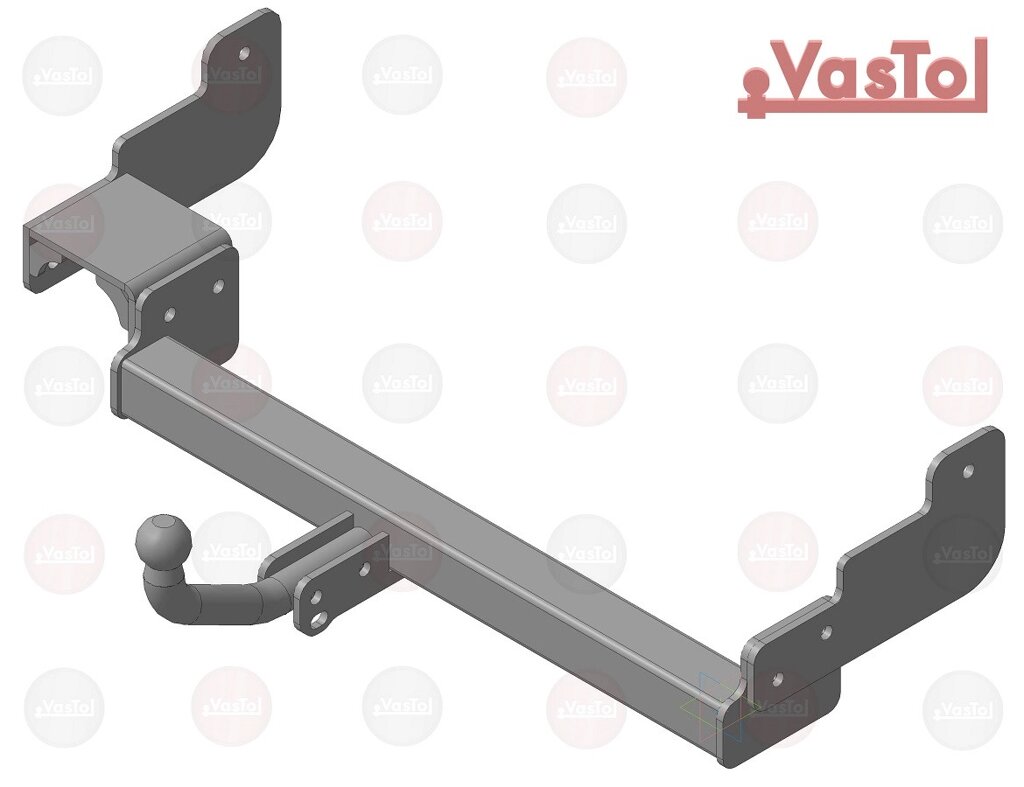 Фаркоп Kia Sportage (5 doors, запаска на задній двері, виключаючи Grand) (1994-2003) від компанії Інтернет-магазин Автостиль - фото 1