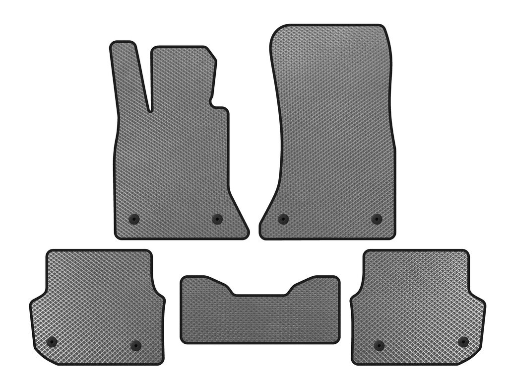 Килимки EVA (для F-11, Сірий) для BMW 5 серія F-10/11/07 2010-2016 рр від компанії Інтернет-магазин Автостиль - фото 1