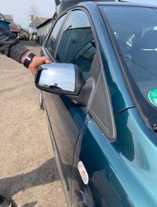 Накладки на дзеркала (2 шт) полірована нержавіюча стальcar4564