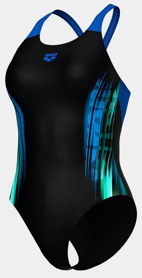 Купальник закритий для жінок Arena BREATH SWIMSUIT V BACK LB від компанії MixMiraMаrket - фото 1