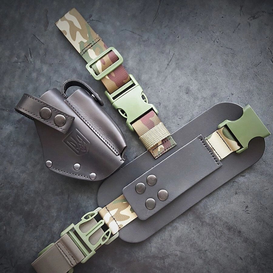 Набедренная кобура под ПМ| кожаная| мультикам с гербом від компанії MixMiraMаrket - фото 1