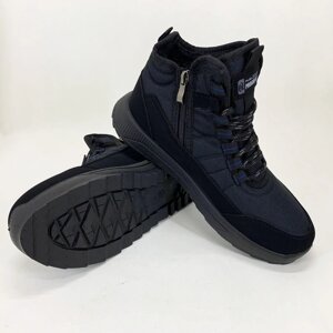 Черевики чоловічі 46р 29,5см, Кросівки для зимових прогулянок, Зимові чоловічі кросівки з текстилю черевики