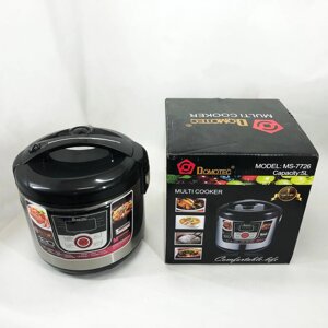 Мультиварка електрична пароварка рисоварка Domotec MS-7726 5л/12 програм Майстер Шеф 1500 Вт