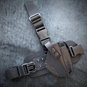 Набедренная кобура под ПМ| кожаная| черная в Києві від компанії MixMiraMаrket