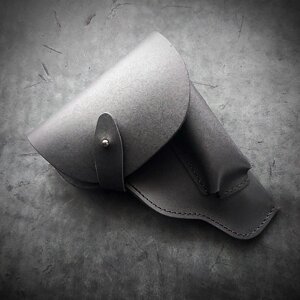 Кобура поясна закритого типу| під ПМ| чорна| шкіряна в Києві від компанії MixMiraMаrket