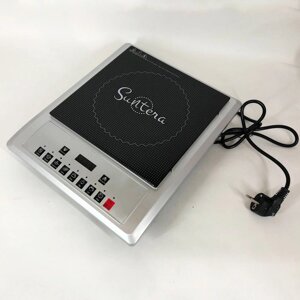 Плитка індукційна Suntera ICD-1012, 2000 Вт, індукційна плита міні, електроплита інфрачервона