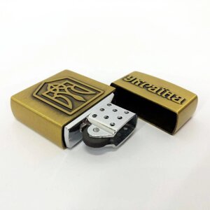 Запальничка кремнієва патріотична Україна 4550. Колір: золотий