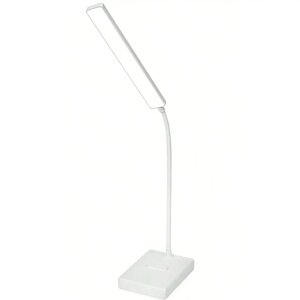 Настільна світлодіодна лампа із сенсорним керуванням і гнучкою ніжкою LED 854 Біла