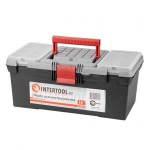 Ящик для інструментів, 16" 396x216x164 мм INTERTOOL BX-0016