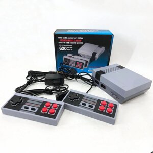 Ігрова приставка GAME NES 620 / 7724 два джойстики 620 вбудованих ігор 8bit Av-Вихід, приставки денді
