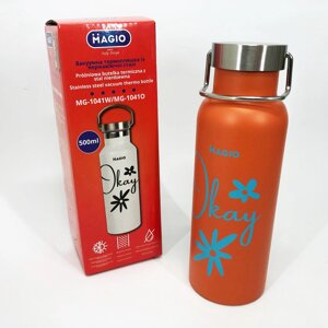 Термопляшка Magio MG-1041O 500 мл, Термос для питної води, Гарний якісний термос