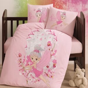 Дитяча постільна білизна для новонароджених Belizza Fairy / Подарунковий комплект у дитяче ліжечко