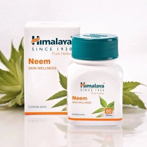 Антисептичний, антигельмінтний та протиблювотний засіб на натуральній основі Neem Himalaya 60 шт