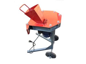 Подрібнювач гілок щіпоріз 55 мм веткоруб на електродвигуні 2.2 кВт REZAK Садівник Верт. 250 кг/год