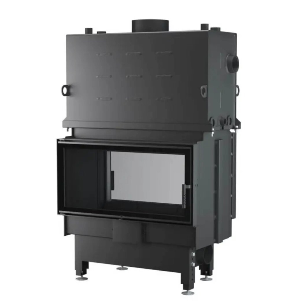 Двосторонній камін NEMO 9 DUO Raster Standard 20кВт від компанії Магазин камінів і печей - фото 1