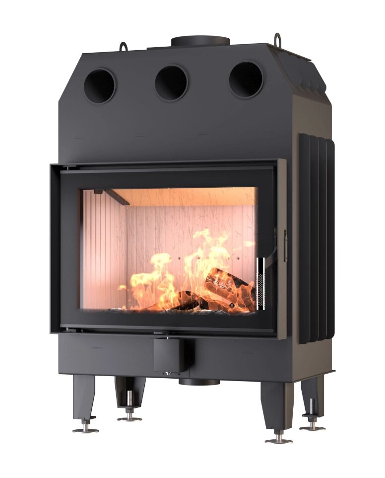 Камінна топка BOKAR 7050 15 кВт, біла кераміка від компанії Магазин камінів і печей - фото 1