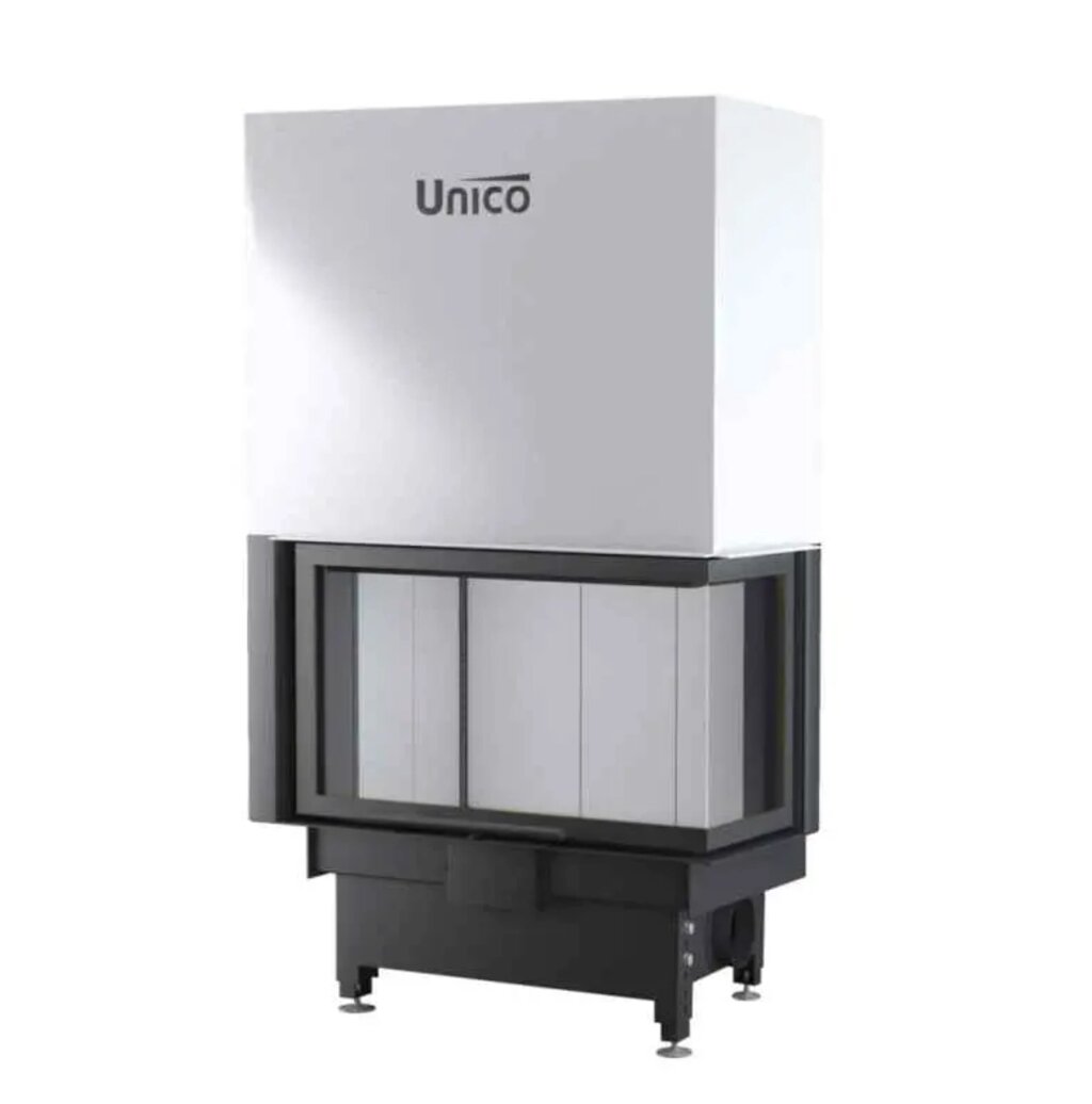 Камінна топка Unico DRAGON 4B Slim Modern Lift, 14кВт від компанії Магазин камінів і печей - фото 1