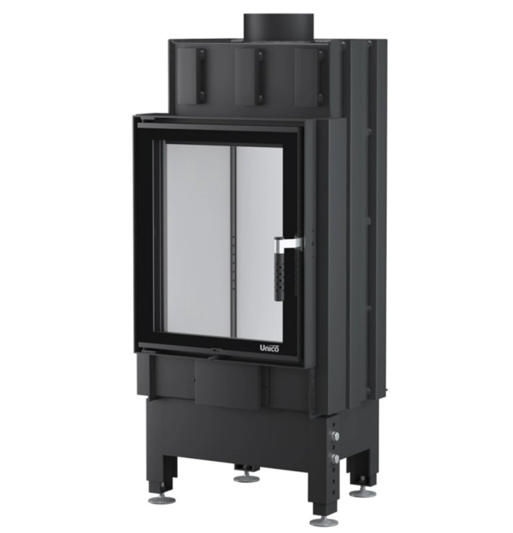 Камінна топка Unico DRAGON 8 Slim Raster Standard, 9кВт від компанії Магазин камінів і печей - фото 1