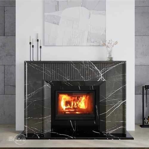 Камінний портал з мармуру Браво Денвер від компанії Магазин камінів і печей - фото 1