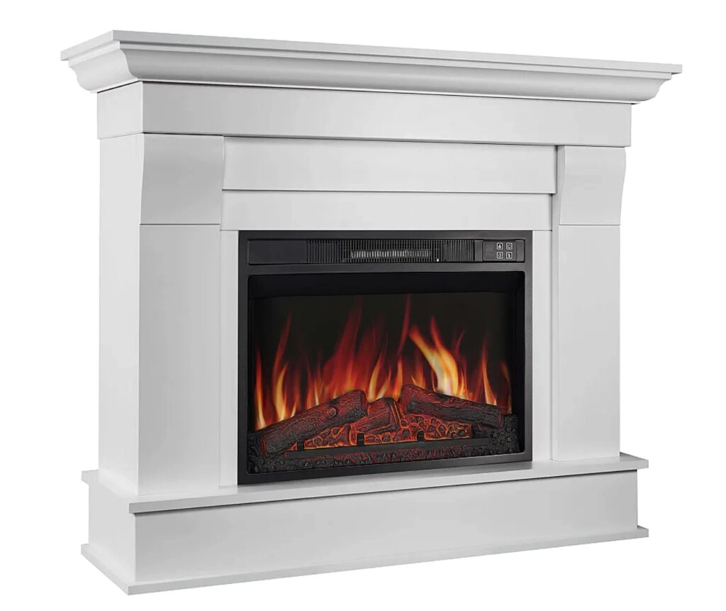 Камінокомплект ArtiFlame Albion AF23S білий з обігрівом від компанії Магазин камінів і печей - фото 1
