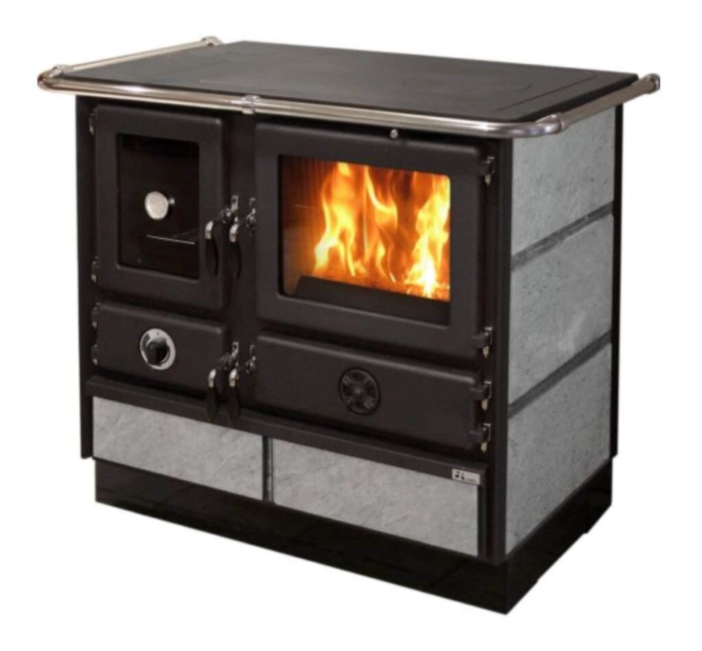 Кухонна піч з водяним контуром MBS THERMO MAGNUM /камінь/ від компанії Магазин камінів і печей - фото 1