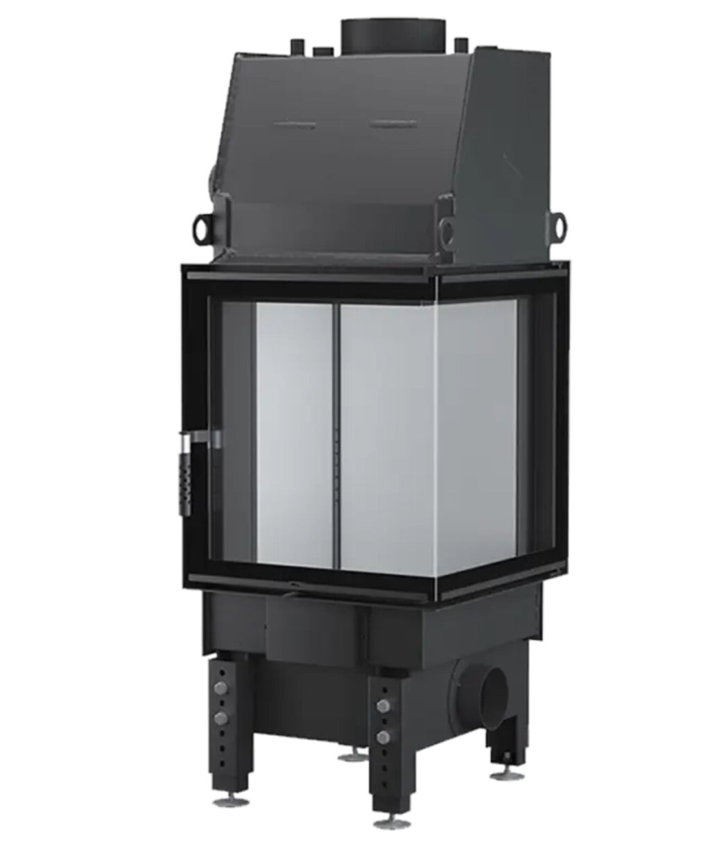 Кутова камінна топка Unico NEMO 8В Raster 12кВт від компанії Магазин камінів і печей - фото 1