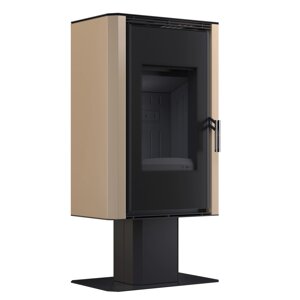 Сталева піч BOKAR Aston FD 4380, 9 кВт, чорне футерування