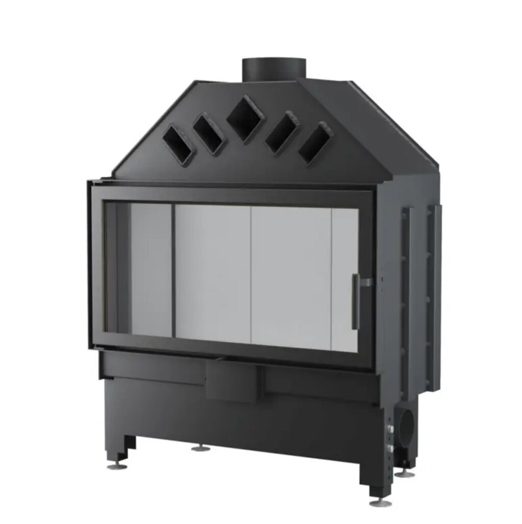 Широкий камін Unico DRAGON 9 Modern Standard, 14кВт від компанії Магазин камінів і печей - фото 1