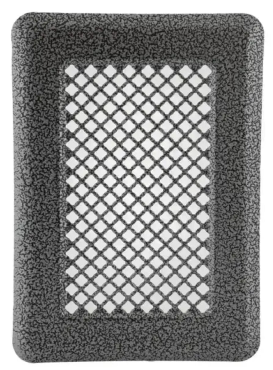 Вентиляційна решітка Darco Р1, 195х135 мм, ант. срібло від компанії Магазин камінів і печей - фото 1