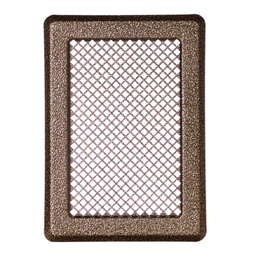 Вентиляційна решітка Darco Р3, 175х245 мм, ант. латунь від компанії Магазин камінів і печей - фото 1