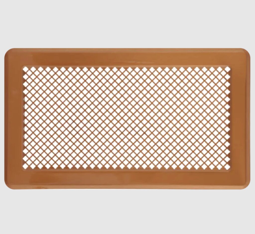 Вентиляційна решітка Darco Р4, 335х195 мм, лак. мідь від компанії Магазин камінів і печей - фото 1