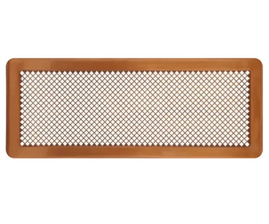 Вентиляційна решітка Darco Р5, 485х195 мм, лак. мідь від компанії Магазин камінів і печей - фото 1