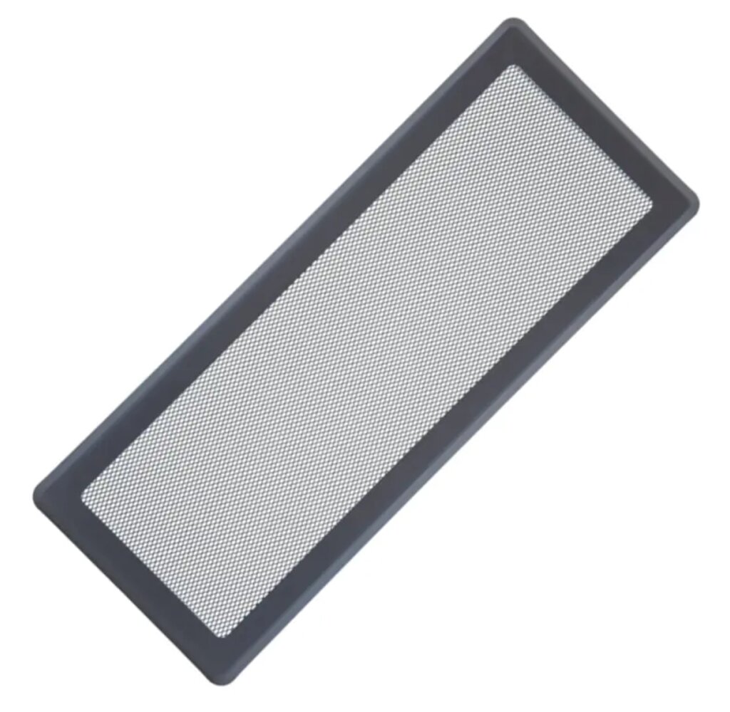 Вентиляційна решітка Darco Р5 light, 485х195мм, графіт від компанії Магазин камінів і печей - фото 1