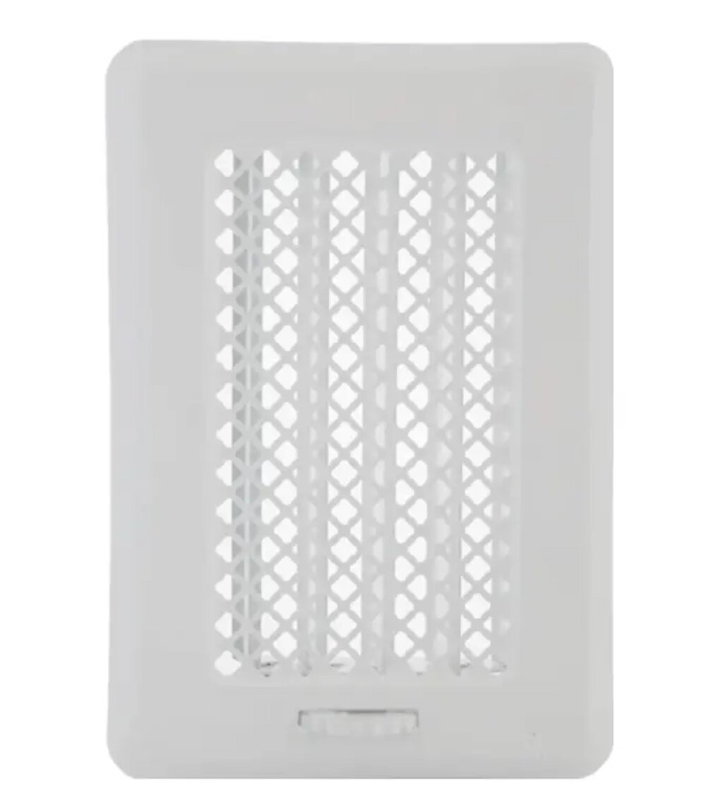 Вентиляційна решітка Darco Рж1, 195х135 мм, біла від компанії Магазин камінів і печей - фото 1