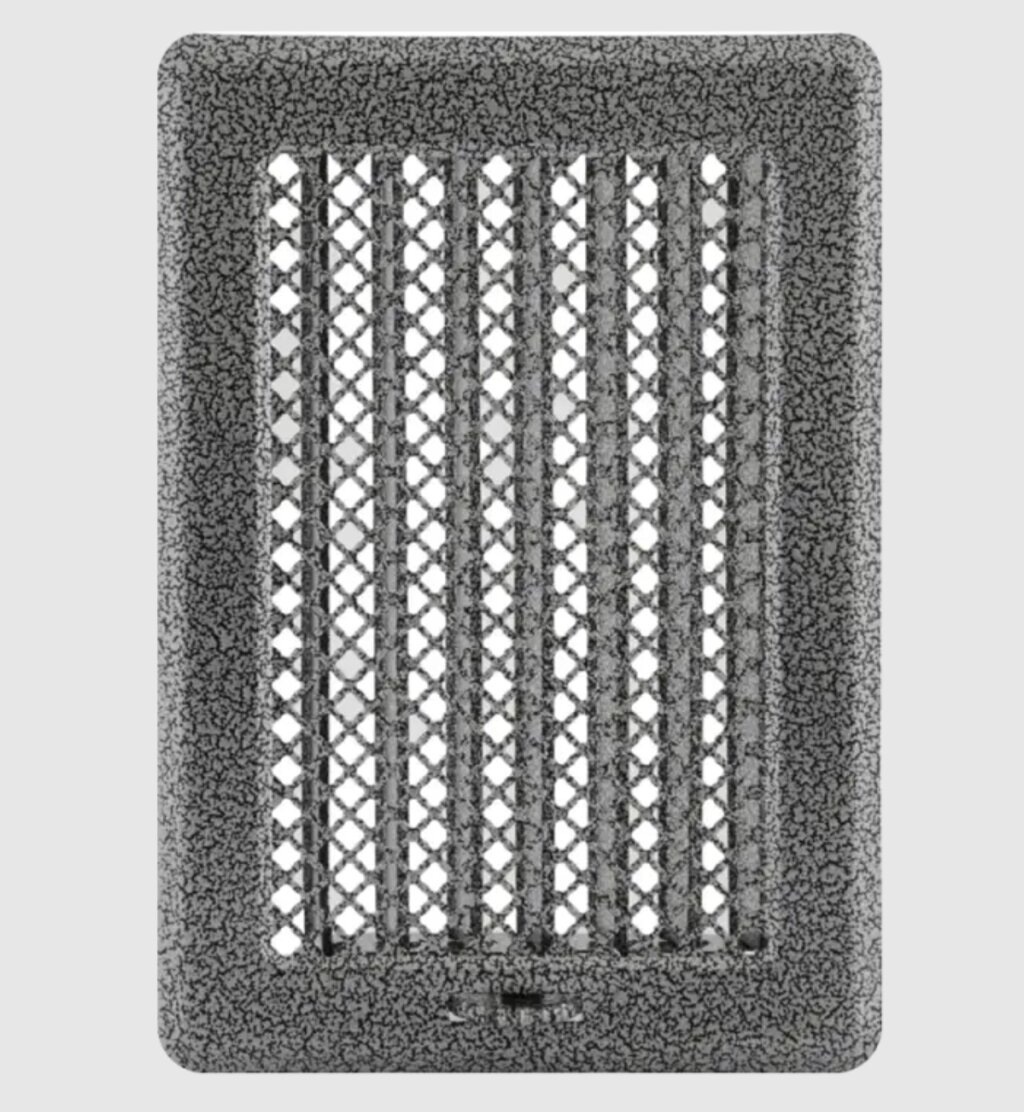 Вентиляційна решітка Darco Рж3, 245х175 мм, ант. срібло від компанії Магазин камінів і печей - фото 1