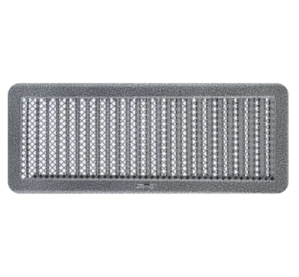 Вентиляційна решітка Darco Рж5, 485х195 мм, ант. срібло від компанії Магазин камінів і печей - фото 1