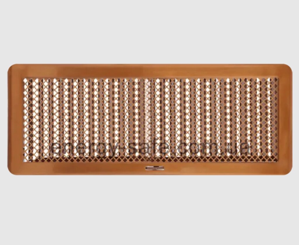 Вентиляційна решітка Darco Рж5, 485х195 мм, лак. мідь від компанії Магазин камінів і печей - фото 1