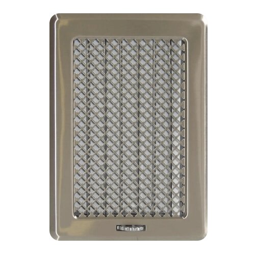 Вентиляційна решітка для каміна Darco Рж3, 245х175 мм, хром від компанії Магазин камінів і печей - фото 1