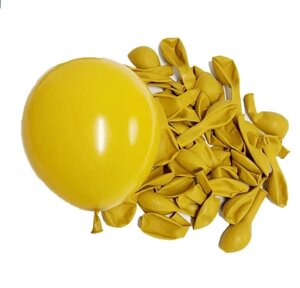 Гірчичний порошок 30 см 100 шт латексні повітряні кульки