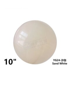 Пісочно білі 25 см 100 шт кульки латексні повітряні