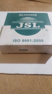 Підшипник 6306, кульковий, JSL